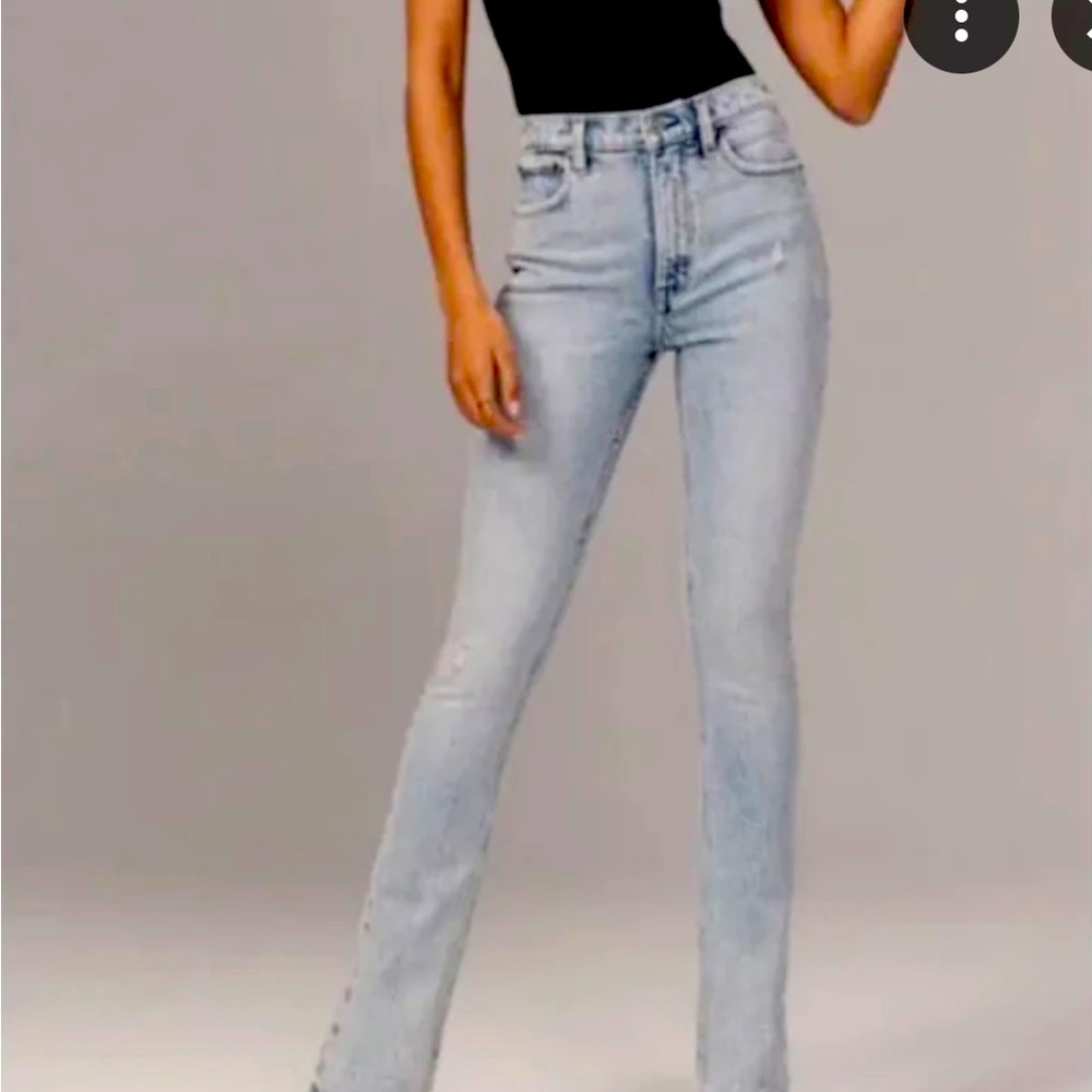 High Rise Light Blue Jeans